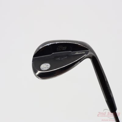 Mizuno S18 Gunmetal Black Wedge Lob LW 60° 6 Deg Bounce True Temper Dynamic Gold Steel Wedge Flex Right Handed 36.0in