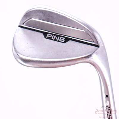 Ping s159 Chrome Wedge Sand SW 54° 12 Deg Bounce S Grind Dynamic Gold Mid 100 Steel Stiff Right Handed Black Dot 35.5in