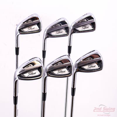 Titleist 714 AP2 Iron Set 5-PW True Temper XP 95 S300 Steel Stiff Left Handed +1"