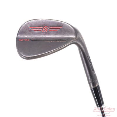 Titleist Vokey SM9 Jet Black Wedge Gap GW 50° 8 Deg Bounce F Grind Project X LZ 6.0 Steel Stiff Right Handed 35.5in