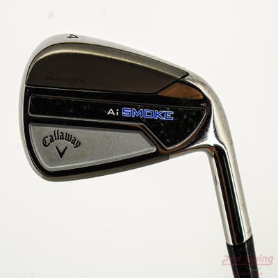 Callaway Paradym Ai Smoke Single Iron 4 Iron FST KBS Tour 110 Steel Regular Right Handed 39.25in