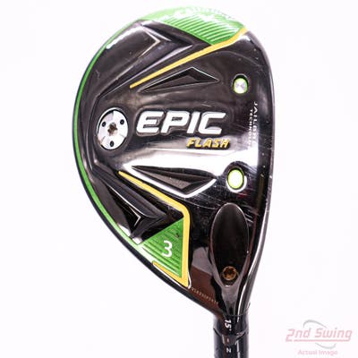 Callaway EPIC Flash Fairway Wood 3 Wood 3W 15° Accra FX-F100 Graphite Regular Right Handed 43.0in