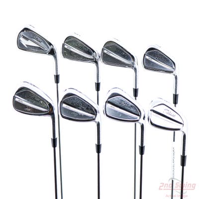 Titleist 2023 T200 Iron Set 4-PW AW True Temper AMT Red S300 Steel Stiff Right Handed +1"