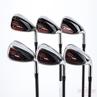 Callaway Razr X HL Iron Set 6-PW AW Callaway Razr X HL Hybrid Graphite Senior Right Handed +1"