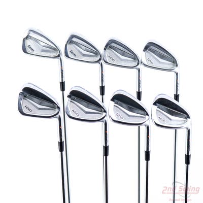 Ping i210 Iron Set 3-PW True Temper Dynamic Gold S300 Steel Stiff Right Handed Orange Dot +1"