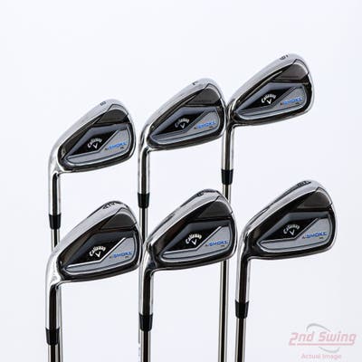 Callaway Paradym Ai Smoke HL Iron Set 6-PW AW UST Mamiya Recoil ESX 460 F2 Graphite Senior Left Handed 39.0in