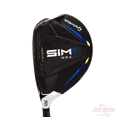 TaylorMade SIM2 MAX Fairway Wood 3 Wood 3W 15° Aldila NV Ladies 45 Graphite Ladies Left Handed 42.5in