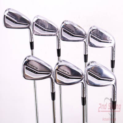 Mint Cobra KING Forged Tec X Iron Set 5-PW GW FST KBS Tour Lite Steel Stiff Right Handed 38.25in