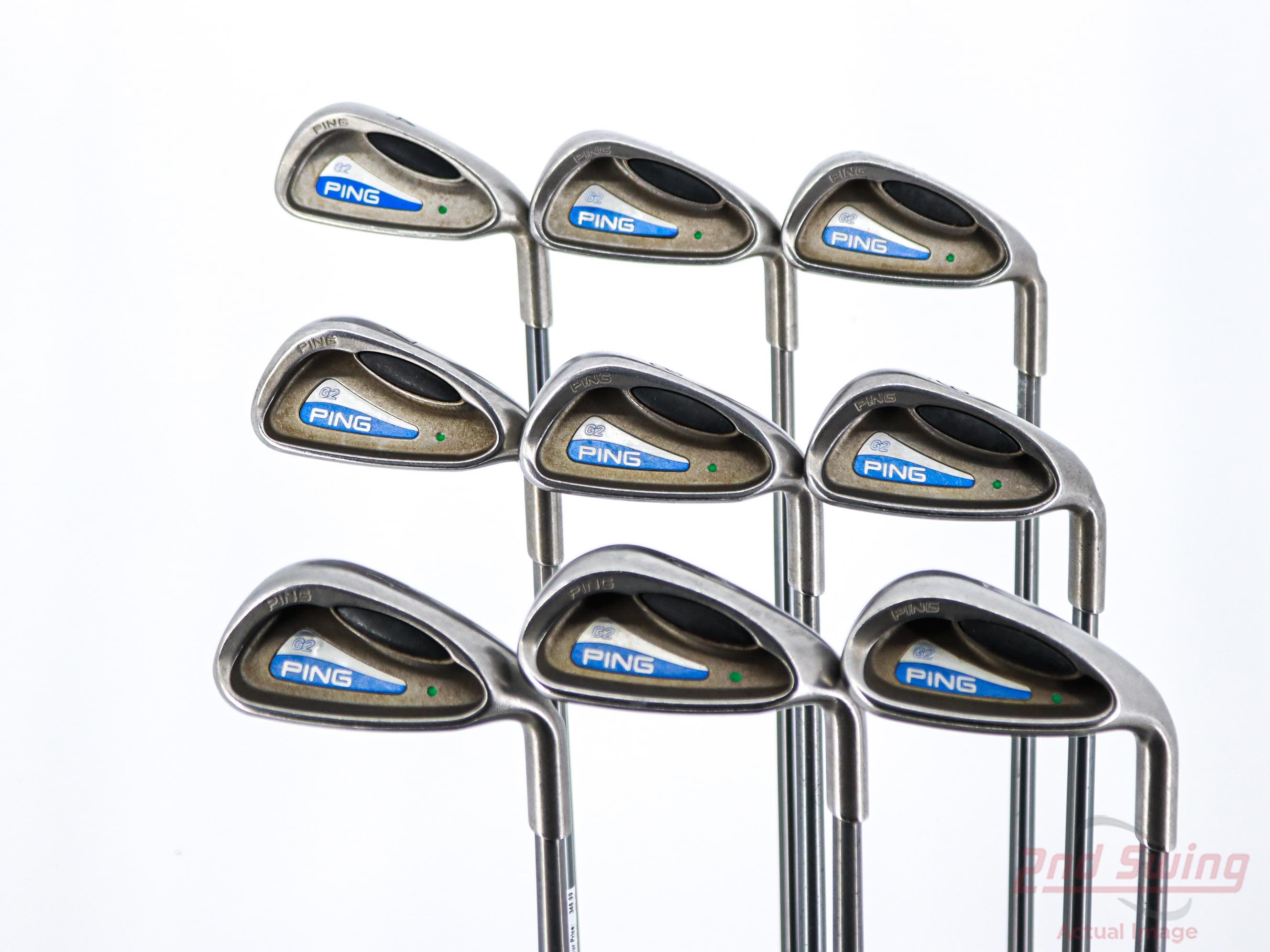 Ping G2 Green Dot Iron Set 3-PW outlet Steel Shaft Right Hand