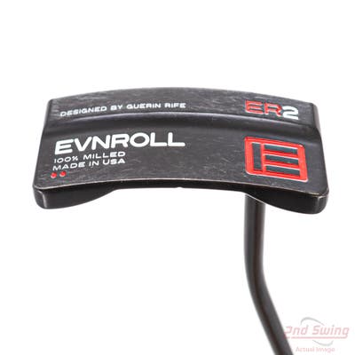 Evnroll ER2 Mid Blade Black Putter Steel Right Handed 34.0in