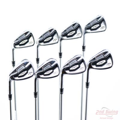 Callaway Apex Pro 16 Iron Set 4-PW AW KBS Tour C-Taper 125 Steel Stiff Left Handed 38.0in