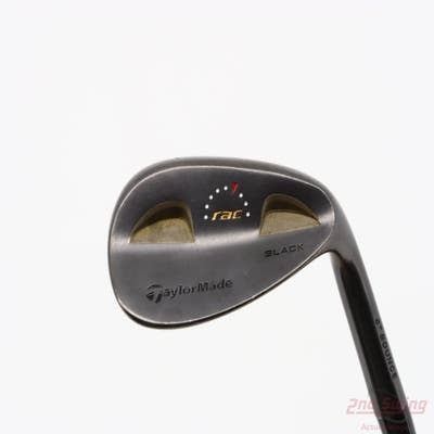 TaylorMade Rac Black Wedge Gap GW 52° 8 Deg Bounce Stock Steel Shaft Steel Wedge Flex Right Handed 36.0in