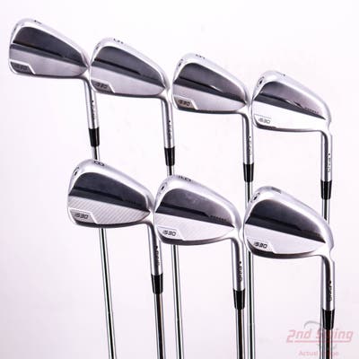 Ping i530 Iron Set 4-PW Dynamic Gold Mid 115 Steel Stiff Right Handed Black Dot +1/2"