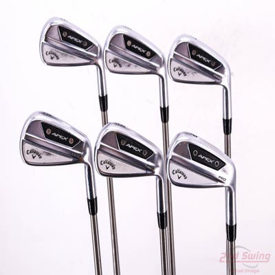 Callaway Apex Pro 24 Iron Set 5-PW Aerotech SteelFiber i80 Graphite Stiff Right Handed +1/4"