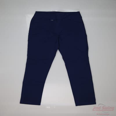 New Womens EP NY Pants Small S x Navy Blue MSRP $108