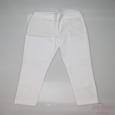 New Womens EP NY Pants Large L x White MSRP $108