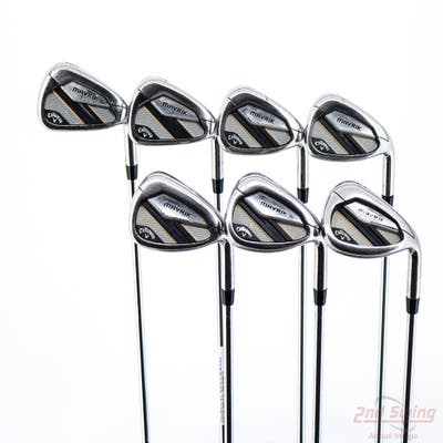 Callaway Mavrik Iron Set 6-PW AW SW FST KBS Max 80 Steel Regular Right Handed 37.5in