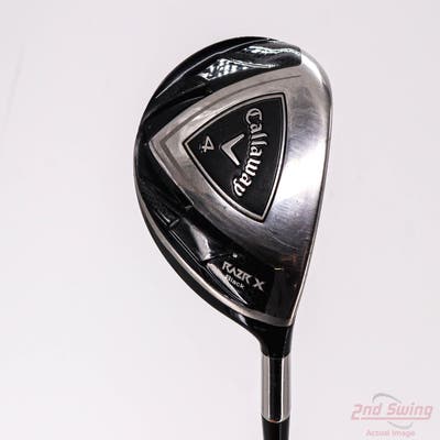 Callaway Razr X Black Fairway Wood 4 Wood 4W Mitsubishi Bassara GG-Series 43 Graphite Regular Right Handed 42.75in