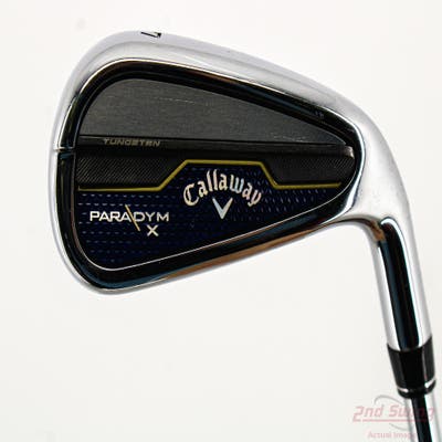 Callaway Paradym X Single Iron 7 Iron True Temper Elevate MPH 85 Steel Stiff Right Handed 37.5in