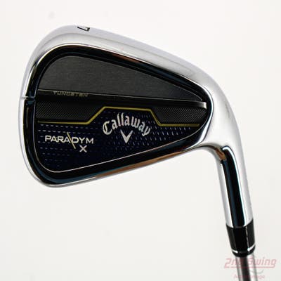 Callaway Paradym X Single Iron 7 Iron Aldila Ascent Blue 50 Graphite Senior Right Handed 37.25in