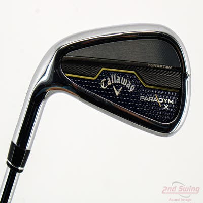 Callaway Paradym X Single Iron 7 Iron True Temper Elevate MPH 85 Steel Regular Left Handed 37.5in