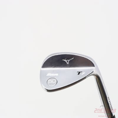 Mizuno T7 White Satin Wedge Gap GW 50° 7 Deg Bounce True Temper Dynamic Gold Steel Wedge Flex Right Handed 35.5in