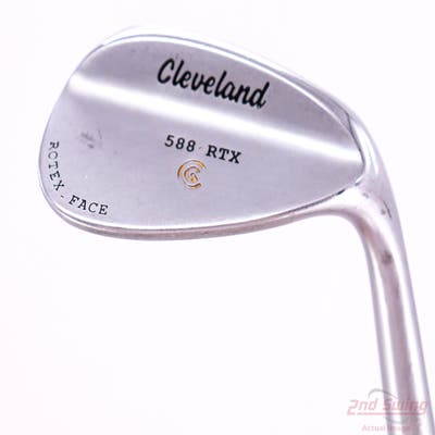 Cleveland 588 RTX Satin Chrome Wedge Sand SW 56° 14 Deg Bounce True Temper Dynamic Gold Steel Wedge Flex Right Handed 35.75in