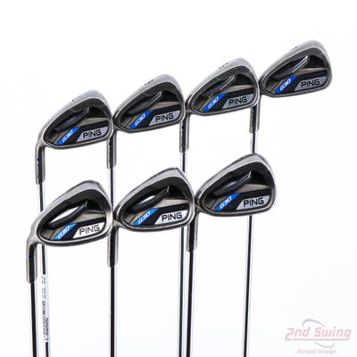 Ping G30 Iron Set 4-PW Ping CFS Distance Steel Senior Left Handed Blue Dot 38.25in