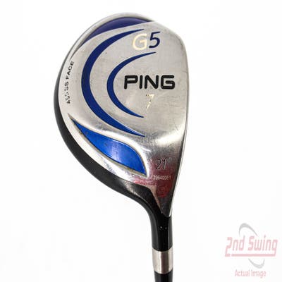 Ping G5 Fairway Wood 7 Wood 7W 21° Ping TFC 100F Graphite Regular Right Handed 42.0in