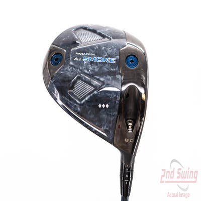 Mint Callaway Paradym Ai Smoke TD Driver 8° Project X Denali Blue 60 Graphite Stiff Right Handed 45.75in