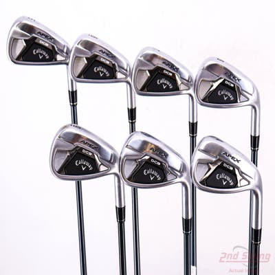 Callaway Apex DCB 21 Iron Set 5-PW AW UST Mamiya Recoil 65 Dart Graphite Senior Right Handed STD