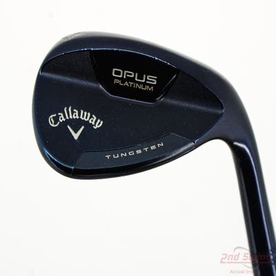 Mint Callaway Opus Platinum Blue Wedge Lob LW 58° 10 Deg Bounce S Grind Dynamic Gold Mid 115 Gunmetal Steel Wedge Flex Right Handed 35.0in