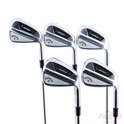 Callaway Apex Pro 24 Iron Set 6-PW Project X Rifle 6.0 Steel Stiff Right Handed 37.5in