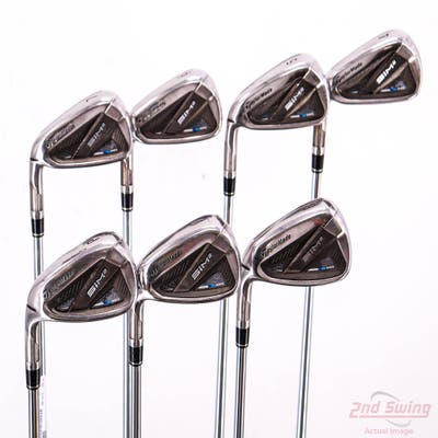 TaylorMade SIM2 MAX Iron Set 4-PW Project X 6.0 Steel Stiff Left Handed +1/2"