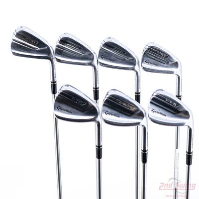 TaylorMade P-790 Iron Set 4-PW Stock Steel Shaft Steel Stiff Right Handed 38.5in