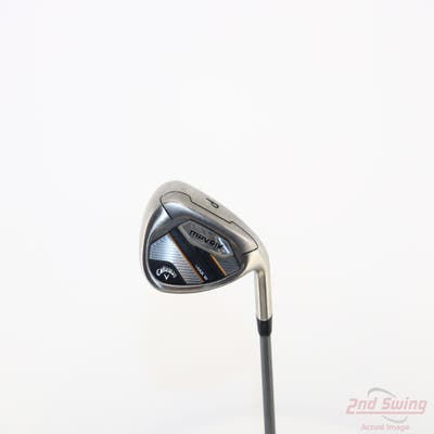 Callaway Mavrik Max Womens Single Iron Pitching Wedge PW Callaway Stock Graphite Graphite Senior Right Handed 34.75in