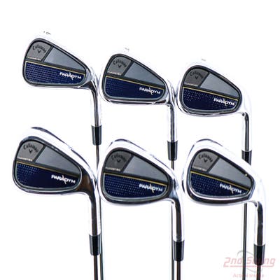 Callaway Paradym Iron Set 6-PW AW Nippon NS Pro 950GH Neo Steel Stiff Right Handed +1/2"