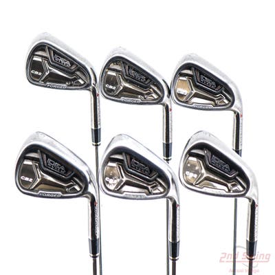 Adams Idea Pro Black CB2 Iron Set 6-PW AW FST KBS Tour 90 Steel Stiff Right Handed 37.75in