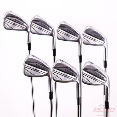 Cobra 2023 KING Tour Iron Set 4-PW FST KBS Tour $-Taper 130 Steel Stiff Right Handed -1/4"