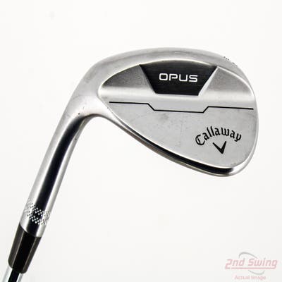 Mint Callaway Opus Brushed Chrome Wedge Lob LW 58° 10 Deg Bounce S Grind Dynamic Gold Mid 115 Wedge Steel Wedge Flex Left Handed 35.0in