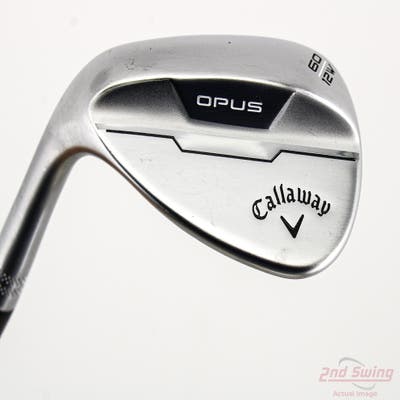 Mint Callaway Opus Brushed Chrome Wedge Lob LW 60° 12 Deg Bounce W Grind Dynamic Gold Mid 115 Wedge Steel Wedge Flex Left Handed 35.0in