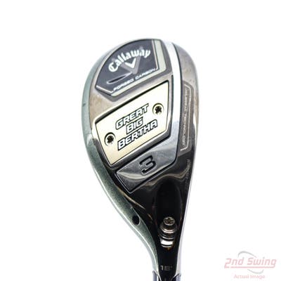 Callaway Great Big Bertha 23 Hybrid 3 Hybrid 18° UST Helium Nanocore IP 50 Graphite Ladies Right Handed 39.5in