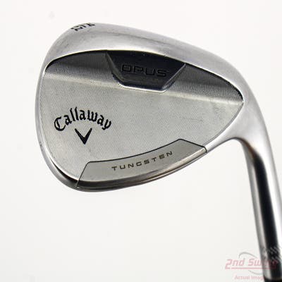 Callaway Opus Platinum Chrome Wedge Sand SW 54° 10 Deg Bounce Z Grind Dynamic Gold Mid 115 Gunmetal Steel Wedge Flex Right Handed 35.25in