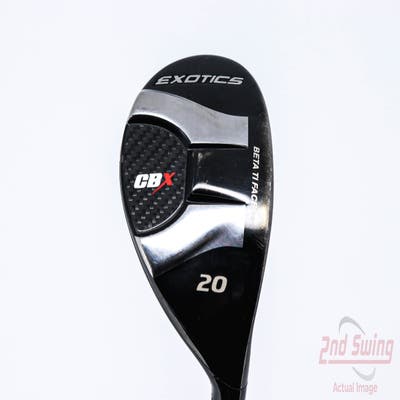 Tour Edge Exotics CBX Hybrid 3 Hybrid 20° Project X HZRDUS Black 85 5.5 Graphite Regular Right Handed 40.0in