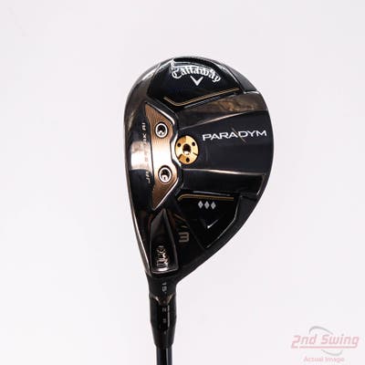 Callaway Paradym Triple Diamond Fairway Wood 3 Wood 3W 15° UST Mamiya Recoil Dart 75H F4 Graphite Stiff Left Handed 41.5in