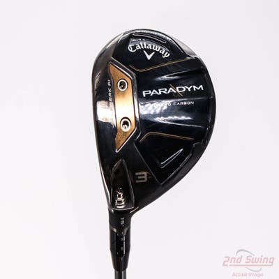 Callaway Paradym Fairway Wood 3 Wood 3W 15° PX HZRDUS Silver Gen4 60 Graphite Regular Left Handed 43.5in