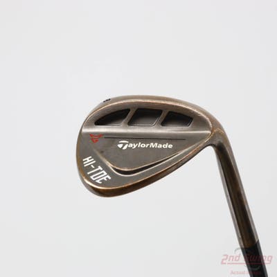 TaylorMade HI-TOE RAW Wedge Lob LW 58° 10 Deg Bounce FST KBS Hi-Rev 2.0 115 Steel Wedge Flex Right Handed 35.25in