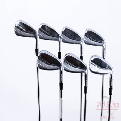 Mint Cobra 2022 KING Forged Tec Iron Set 4-PW FST KBS Tour $-Taper Lite Steel Regular Right Handed 38.25in