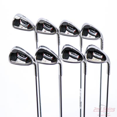 Ping G20 Iron Set 5-PW AW SW Ping CFS Steel Regular Right Handed Black Dot +1/4"