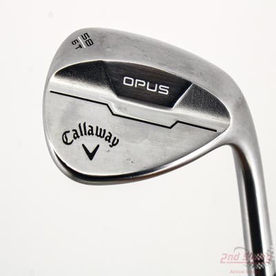 Mint Callaway Opus Brushed Chrome Wedge Lob LW 58° 6 Deg Bounce T Grind Dynamic Gold Mid 115 Wedge Steel Wedge Flex Right Handed 35.0in